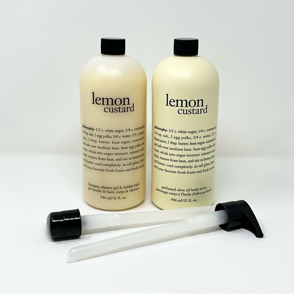 Philosophy Other - Philosophy Lemon Custard Shampoo Body Wash 32oz / Lemon Custard Body Scr…